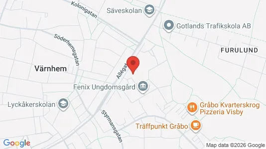 Lägenheter att hyra i Gotland - kort over placeringen