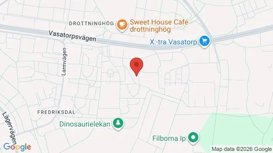 Lägenheter att hyra i Helsingborg - kort over placeringen