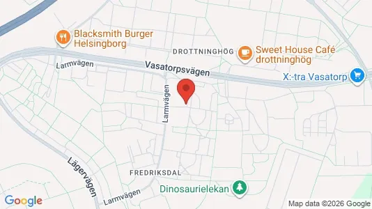 Lägenheter att hyra i Helsingborg - kort over placeringen