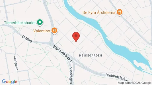 Lägenheter att hyra i Linköping - kort over placeringen