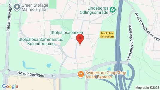 Lägenheter att hyra i Fosie - kort over placeringen