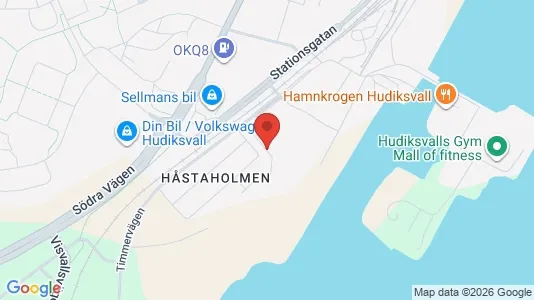 Bostadsrätter till salu i Simrishamn - kort over placeringen