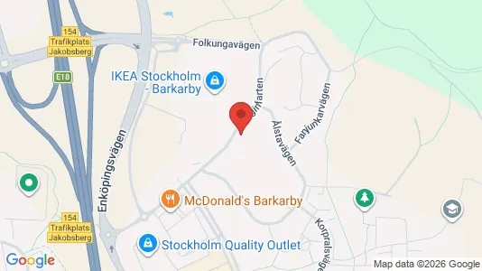 Lägenheter till salu i Järfälla - kort over placeringen