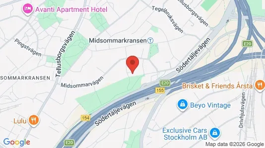 Lägenheter till salu i Söderort - kort over placeringen