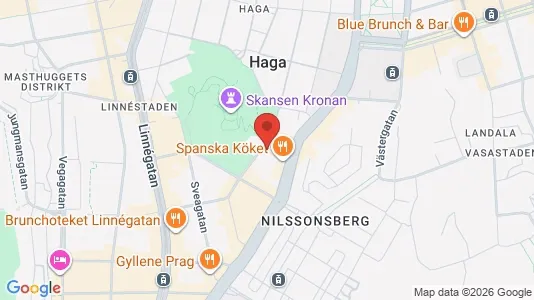 Bostadsrätter till salu i Göteborg Centrum - kort over placeringen