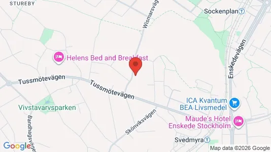 Lägenheter till salu i Söderort - kort over placeringen