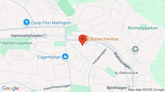 Bostadsrätter till salu i Söderort - kort over placeringen