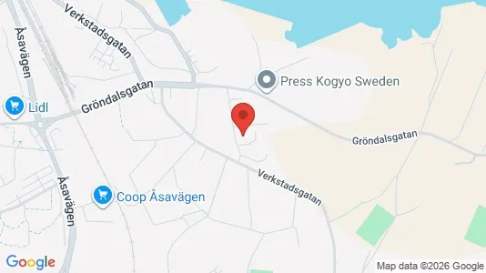 Lägenheter att hyra i Oskarshamn - kort over placeringen