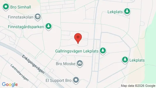 Bostadsrätter till salu i Upplands-Bro - kort over placeringen