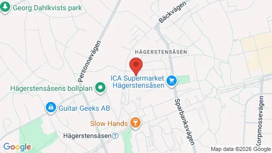 Bostadsrätter till salu i Söderort - kort over placeringen