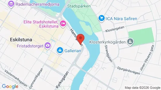 Bostadsrätter till salu i Eskilstuna - kort over placeringen