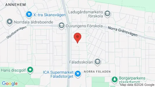 Bostadsrätter till salu i Lund - kort over placeringen