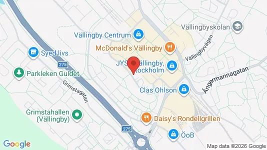Bostadsrätter till salu i Västerort - kort over placeringen