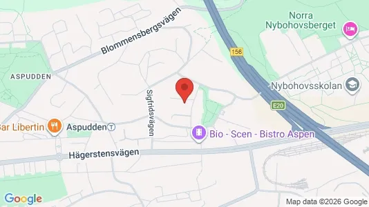 Bostadsrätter till salu i Söderort - kort over placeringen