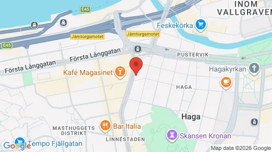 Lägenheter att hyra i Göteborg Centrum - kort over placeringen
