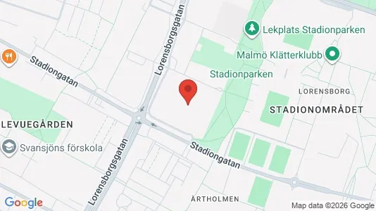 Lägenheter att hyra i Malmö Centrum - kort over placeringen