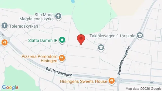 Lägenheter att hyra i Lundby - kort over placeringen
