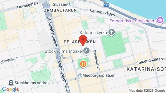 Lägenheter att hyra i Södermalm - kort over placeringen