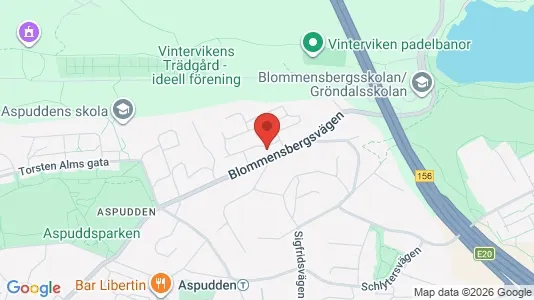Lägenheter att hyra i Söderort - kort over placeringen