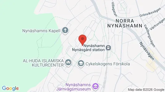 Lägenheter att hyra i Nynäshamn - kort over placeringen