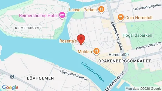 Lägenheter att hyra i Södermalm - kort over placeringen