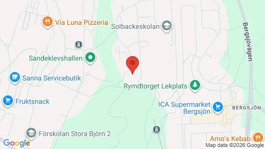 Lägenheter att hyra i Göteborg Östra - kort over placeringen