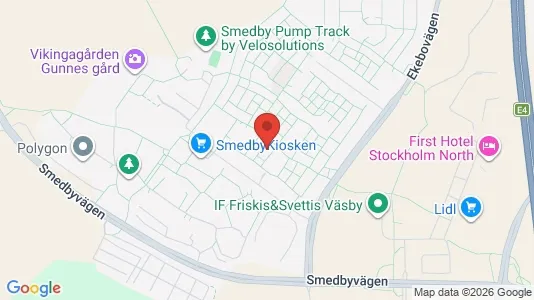 Lägenheter att hyra i Upplands Väsby - kort over placeringen