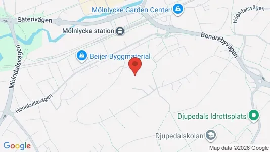 Lägenheter att hyra i Härryda - kort over placeringen