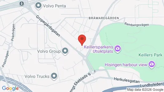 Lägenheter att hyra i Lundby - kort over placeringen