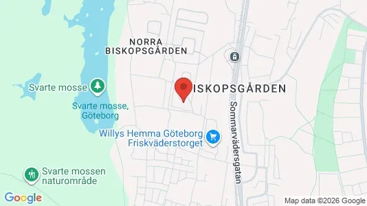 Lägenheter att hyra i Västra hisingen - kort over placeringen