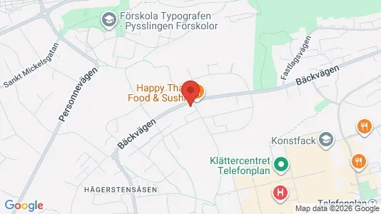 Lägenheter att hyra i Söderort - kort over placeringen