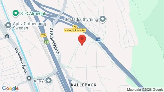 Lägenheter att hyra i Örgryte-Härlanda - kort over placeringen
