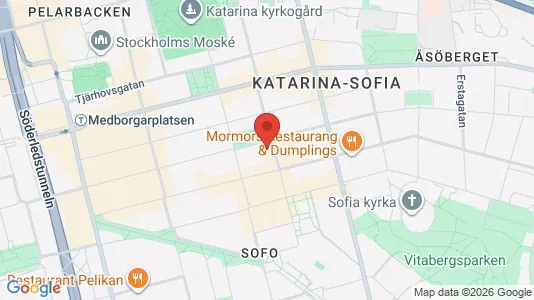 Lägenheter att hyra i Södermalm - kort over placeringen