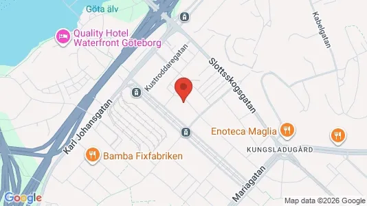 Lägenheter att hyra i Majorna-Linné - kort over placeringen