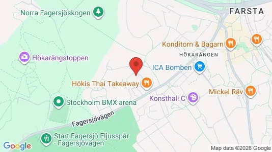 Lägenheter att hyra i Söderort - kort over placeringen
