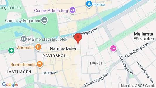 Lägenheter att hyra i Malmö Centrum - kort over placeringen