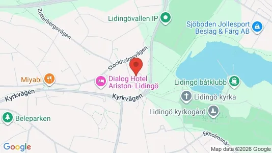 Lägenheter att hyra i Lidingö - kort over placeringen