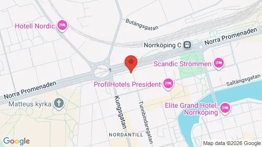 Lägenheter till salu i Norrköping - kort over placeringen