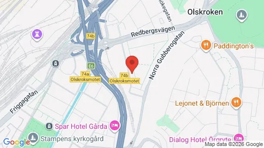 Lägenheter att hyra i Örgryte-Härlanda - kort over placeringen