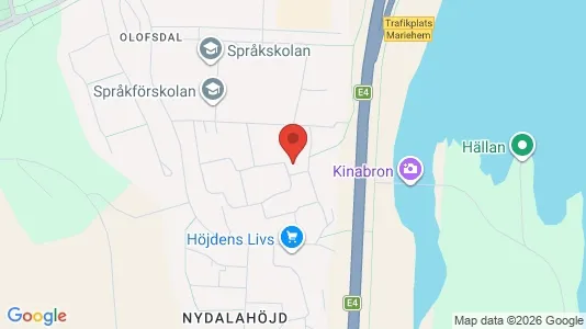 Lägenheter att hyra i Umeå - kort over placeringen