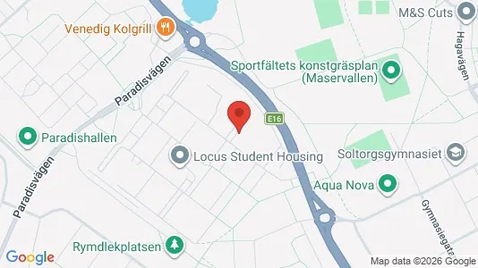 Lägenheter att hyra i Borlänge - kort over placeringen