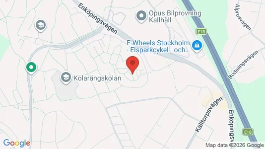Lägenheter att hyra i Järfälla - kort over placeringen