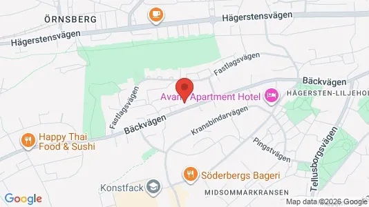 Lägenheter att hyra i Söderort - kort over placeringen
