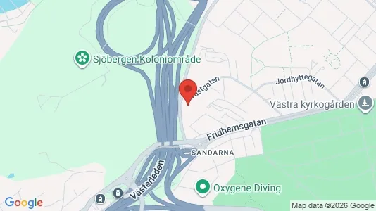 Lägenheter att hyra i Majorna-Linné - kort over placeringen