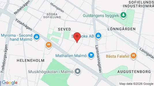 Lägenheter att hyra i Sofielund - kort over placeringen