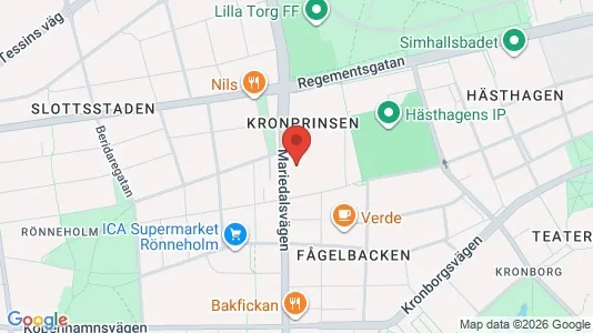 Lägenheter att hyra i Malmö Centrum - kort over placeringen