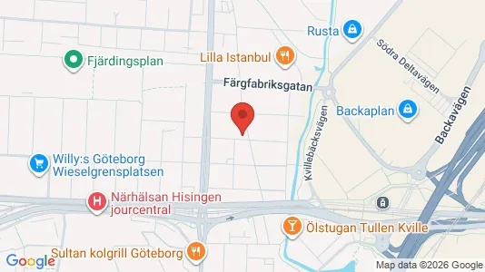 Lägenheter att hyra i Lundby - kort over placeringen