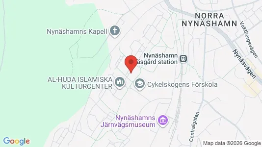 Lägenheter att hyra i Nynäshamn - kort over placeringen