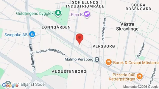Lägenheter att hyra i Malmö Centrum - kort over placeringen
