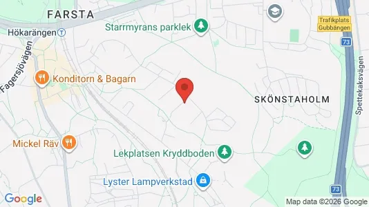 Lägenheter att hyra i Söderort - kort over placeringen